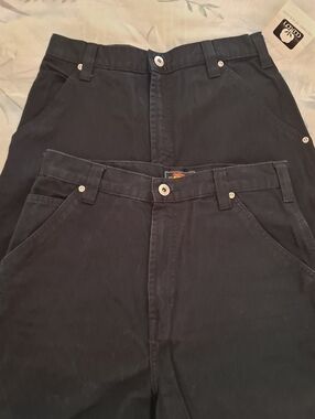 Pair Of Route 66 Boy's Black Carpenter Shorts